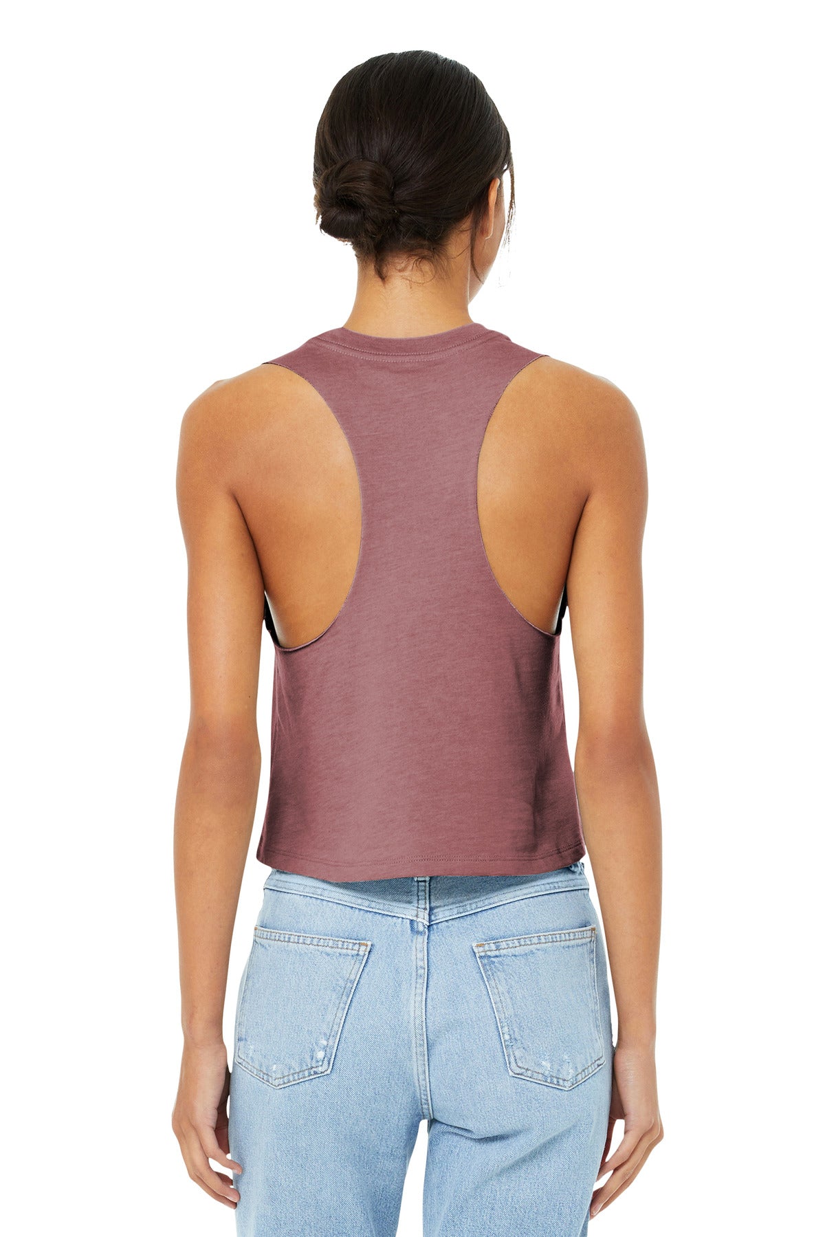 BELLA+CANVAS Women's Racerback Cropped Tank. BC6682