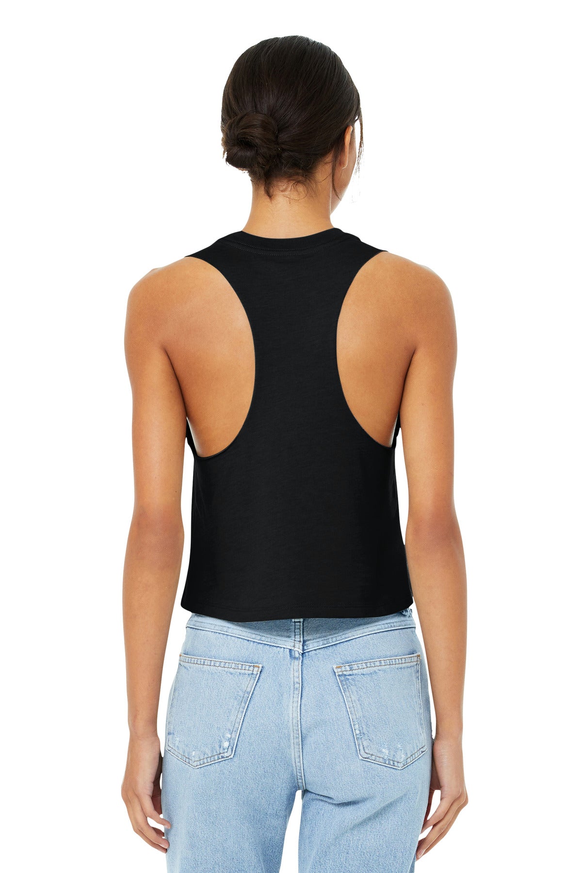 BELLA+CANVAS Women's Racerback Cropped Tank. BC6682