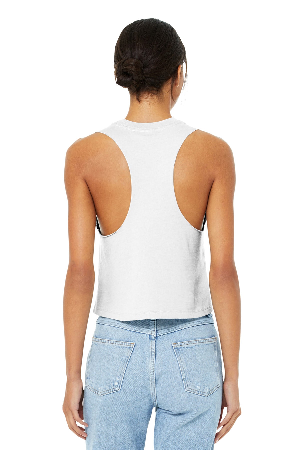 BELLA+CANVAS Women's Racerback Cropped Tank. BC6682