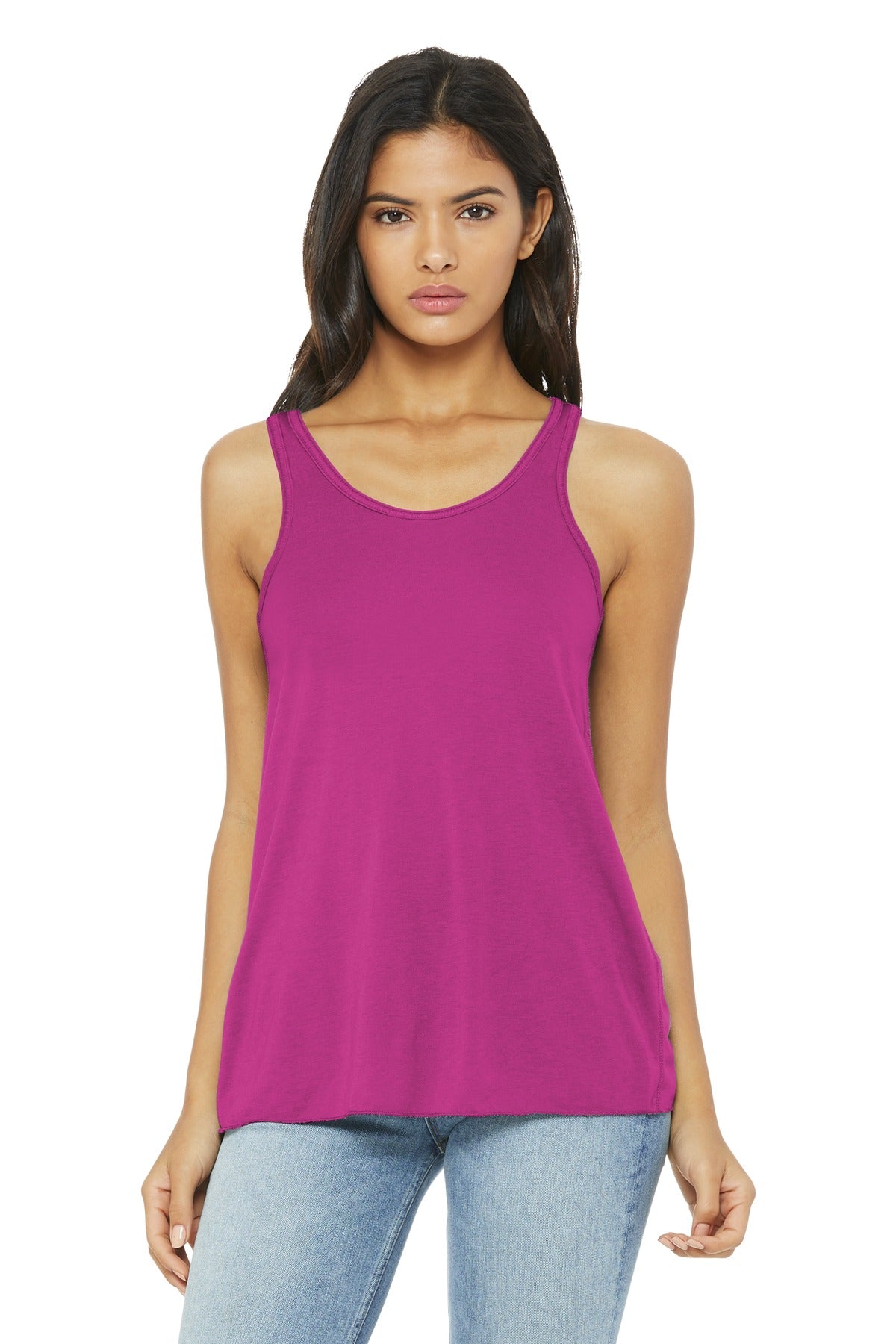 BELLA+CANVAS Women's Flowy Racerback Tank. BC8800