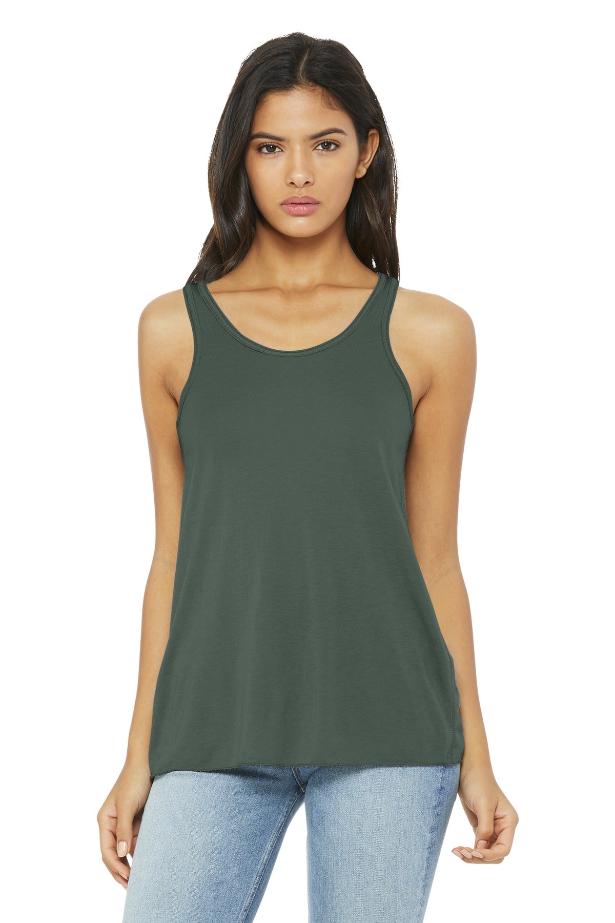 BELLA+CANVAS Women's Flowy Racerback Tank. BC8800