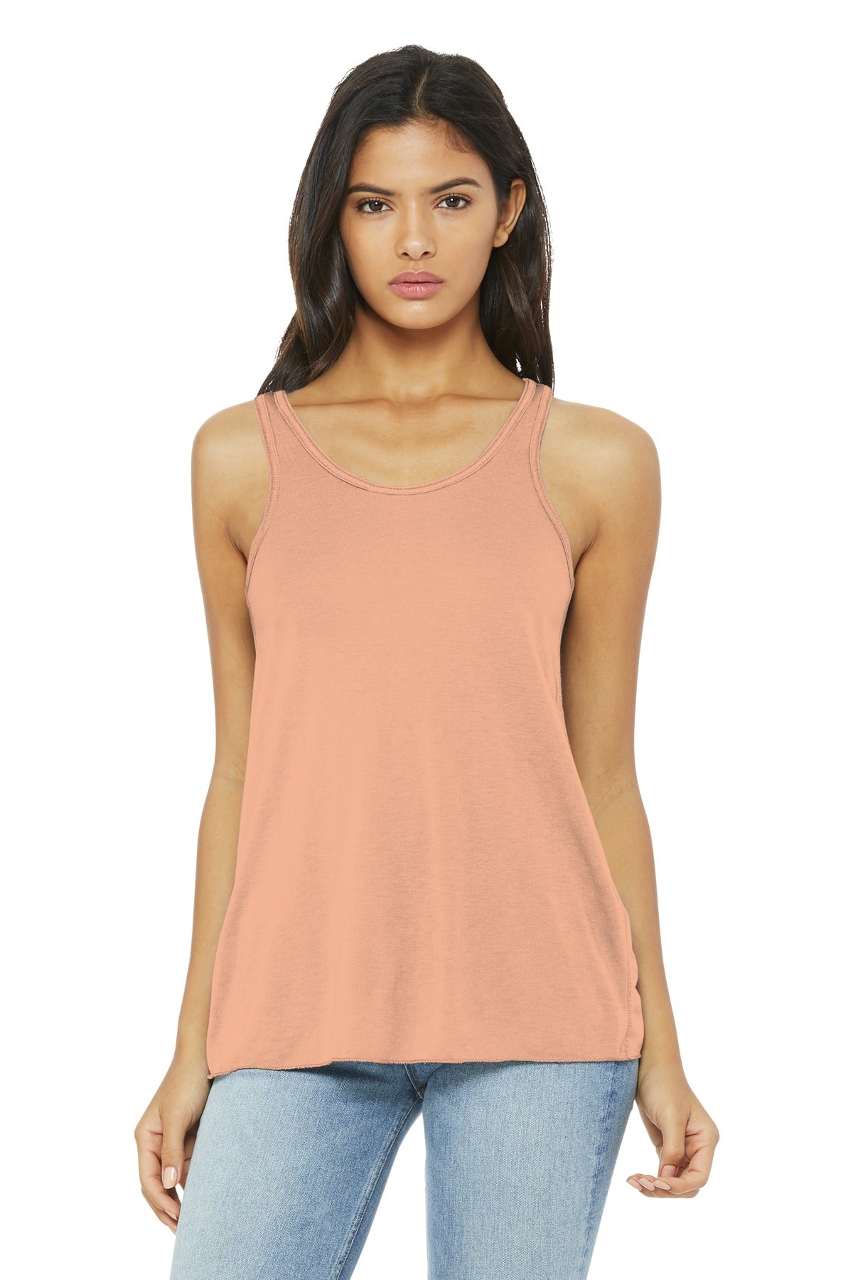 BELLA+CANVAS Women's Flowy Racerback Tank. BC8800