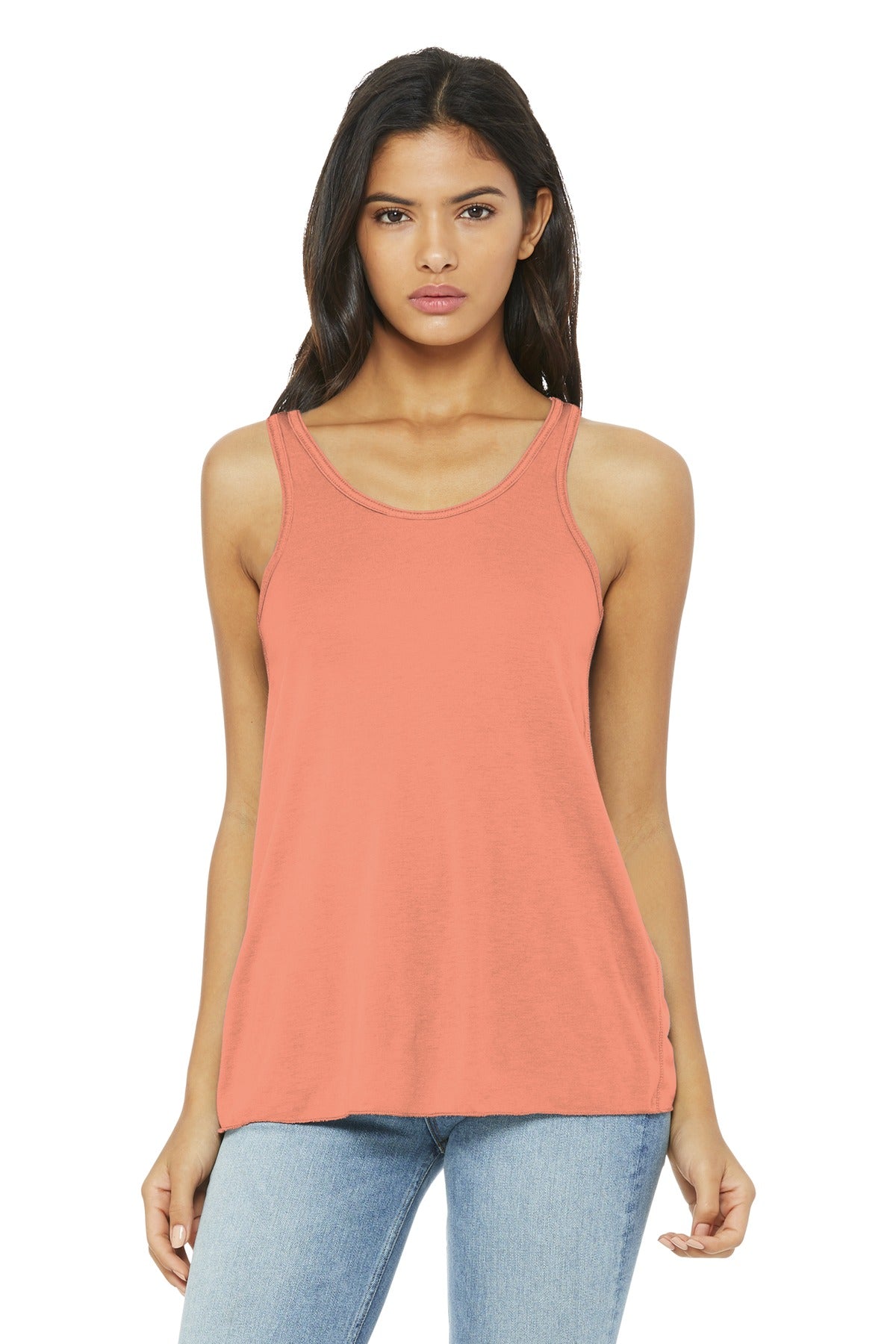 BELLA+CANVAS Women's Flowy Racerback Tank. BC8800