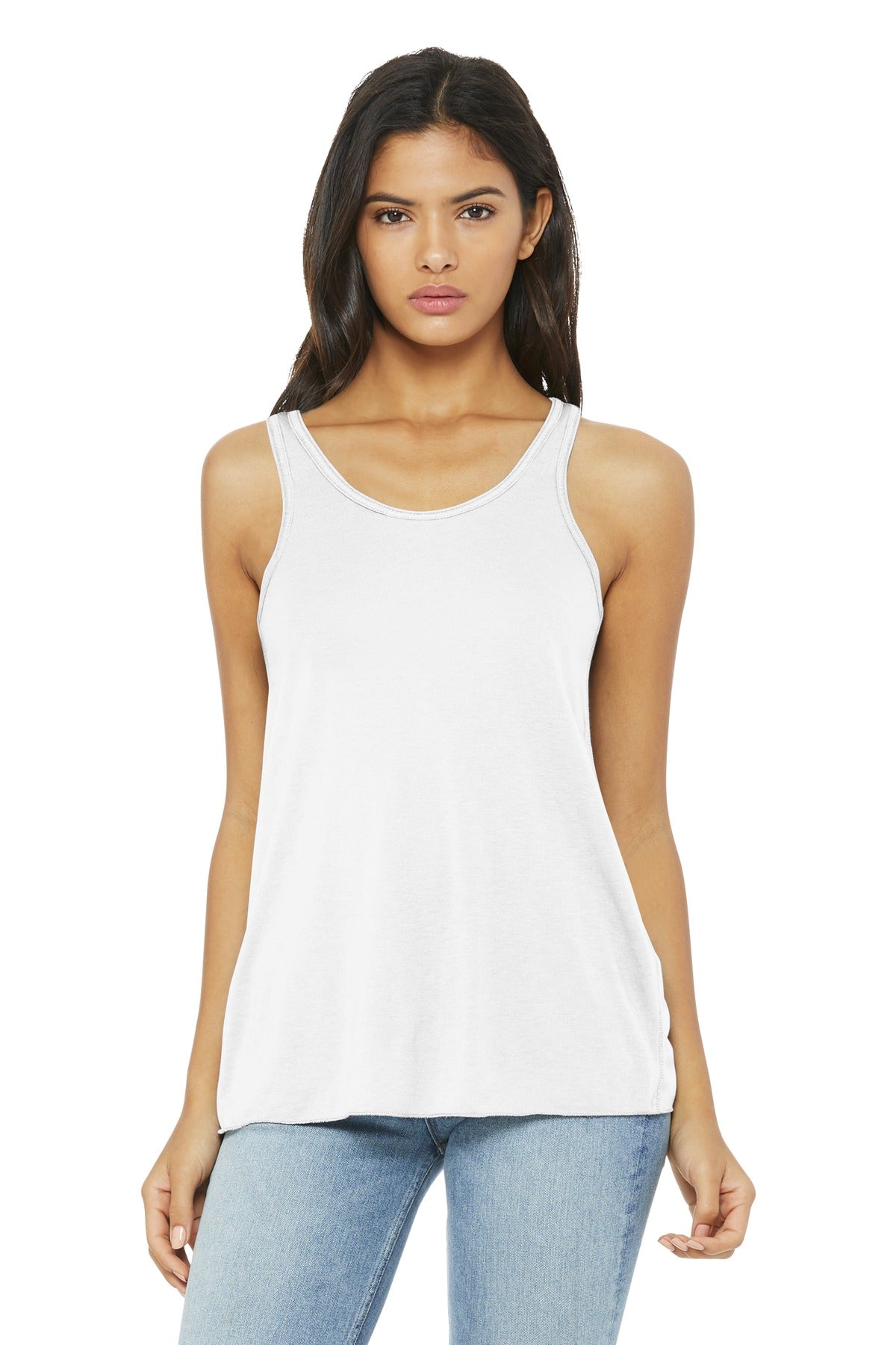 BELLA+CANVAS Women's Flowy Racerback Tank. BC8800