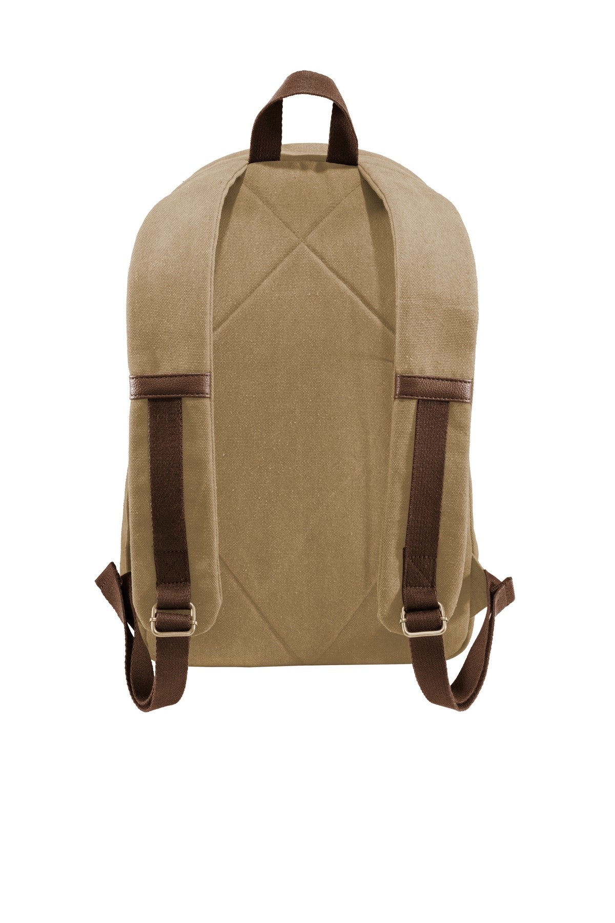 Port Authority Cotton Canvas Backpack. BG210
