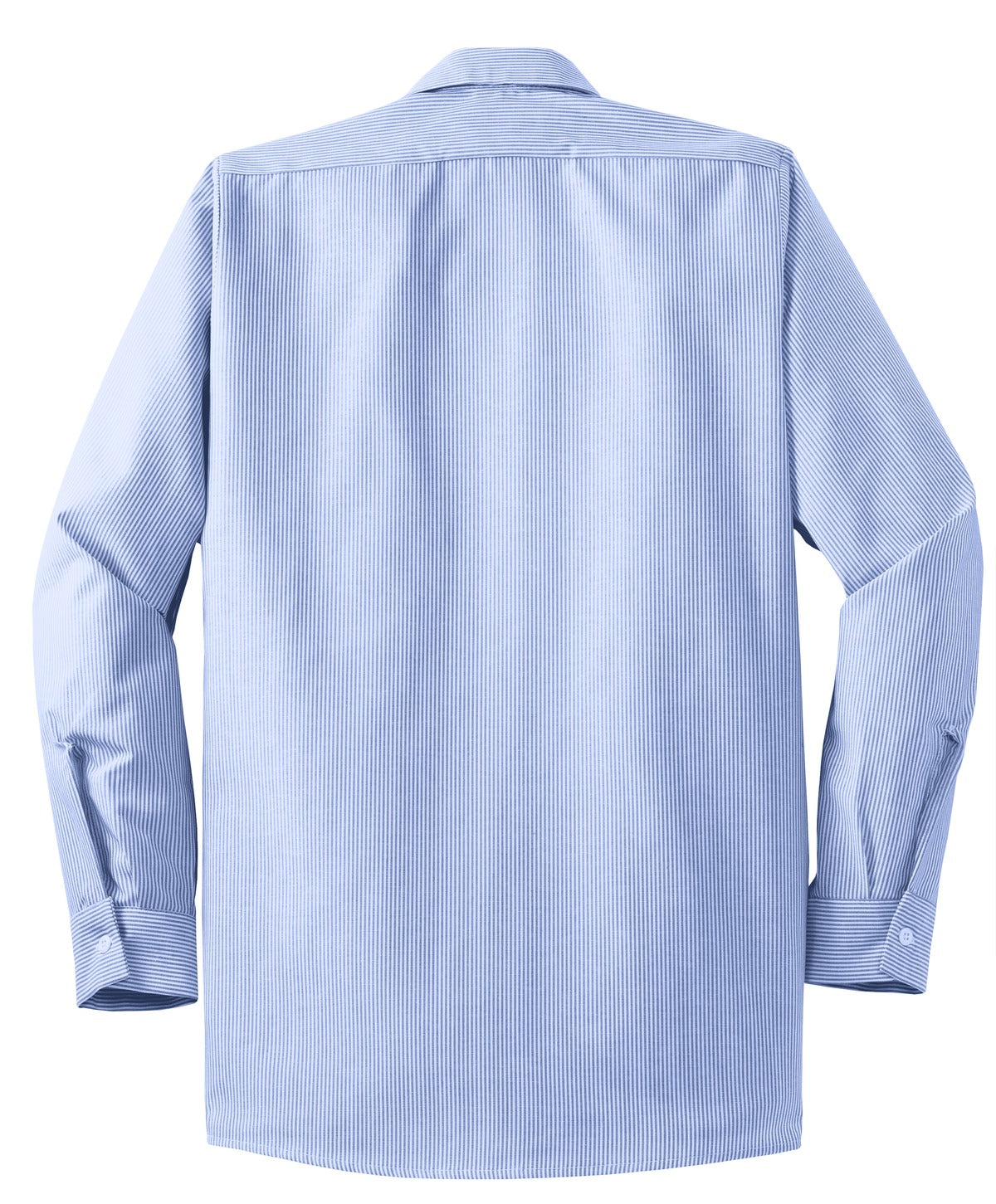 Red Kap Long Sleeve Striped Industrial Work Shirt. CS10