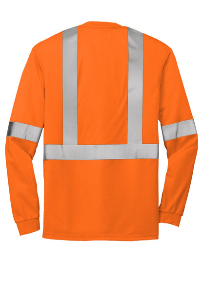 CornerStone ANSI 107 Class 2 Long Sleeve Safety T-Shirt. CS401LS