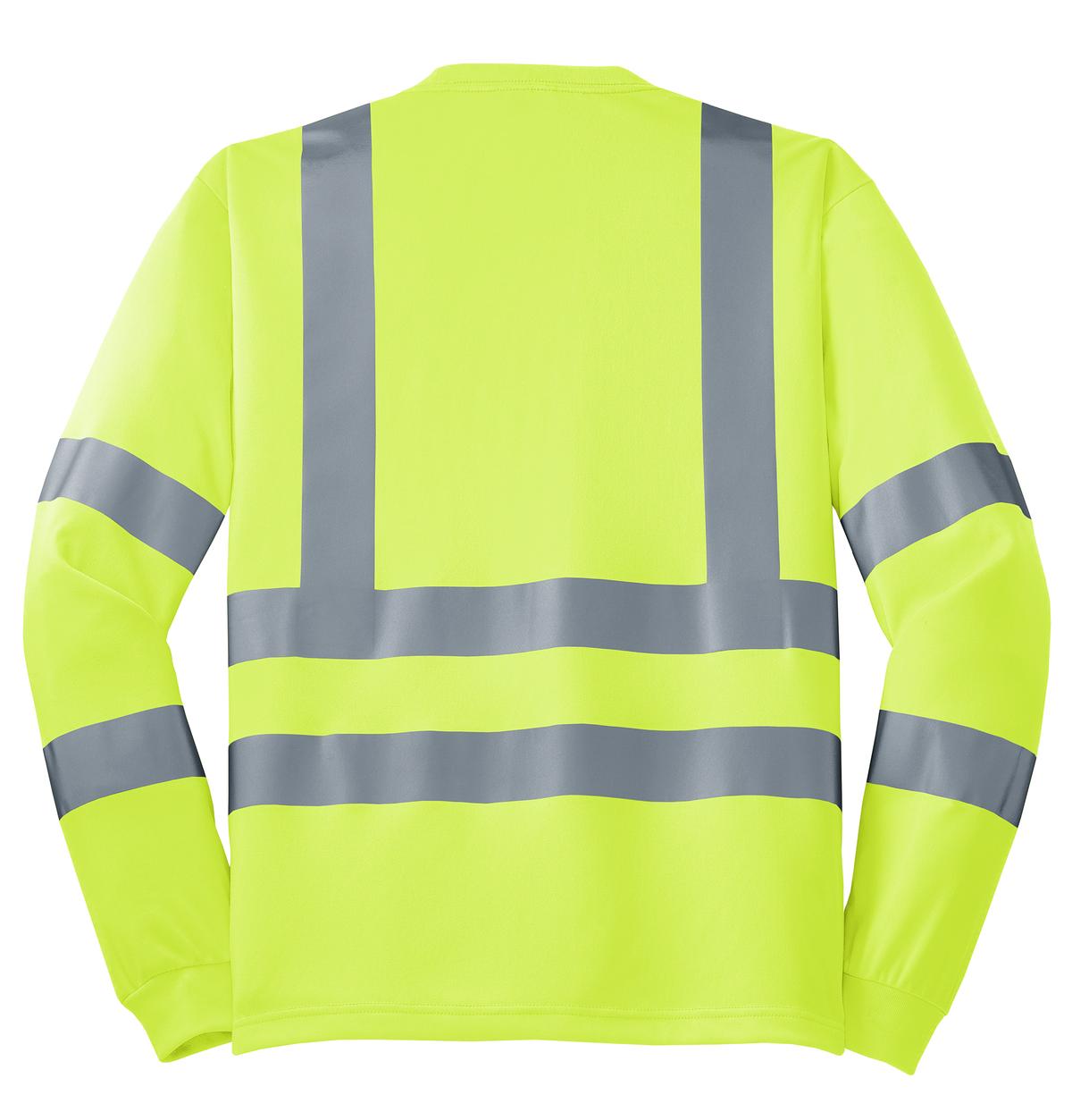 CornerStone - ANSI 107 Class 3 Long Sleeve Snag-Resistant Reflective T-Shirt. CS409