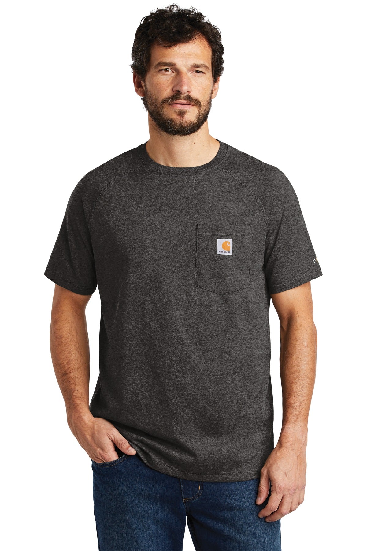 Carhartt Force Cotton Delmont Short Sleeve T-Shirt. CT100410
