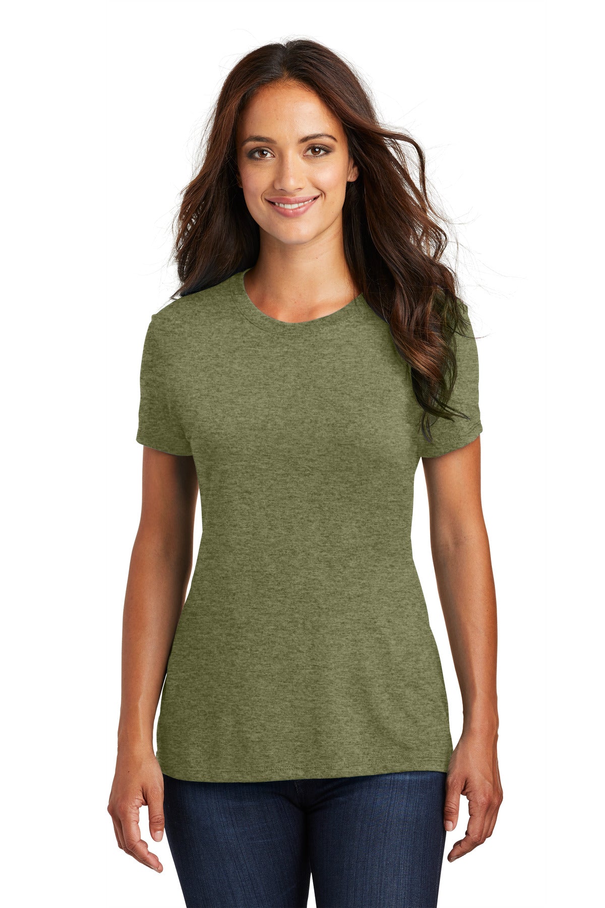 District Women's Perfect Tri Tee. DM130L