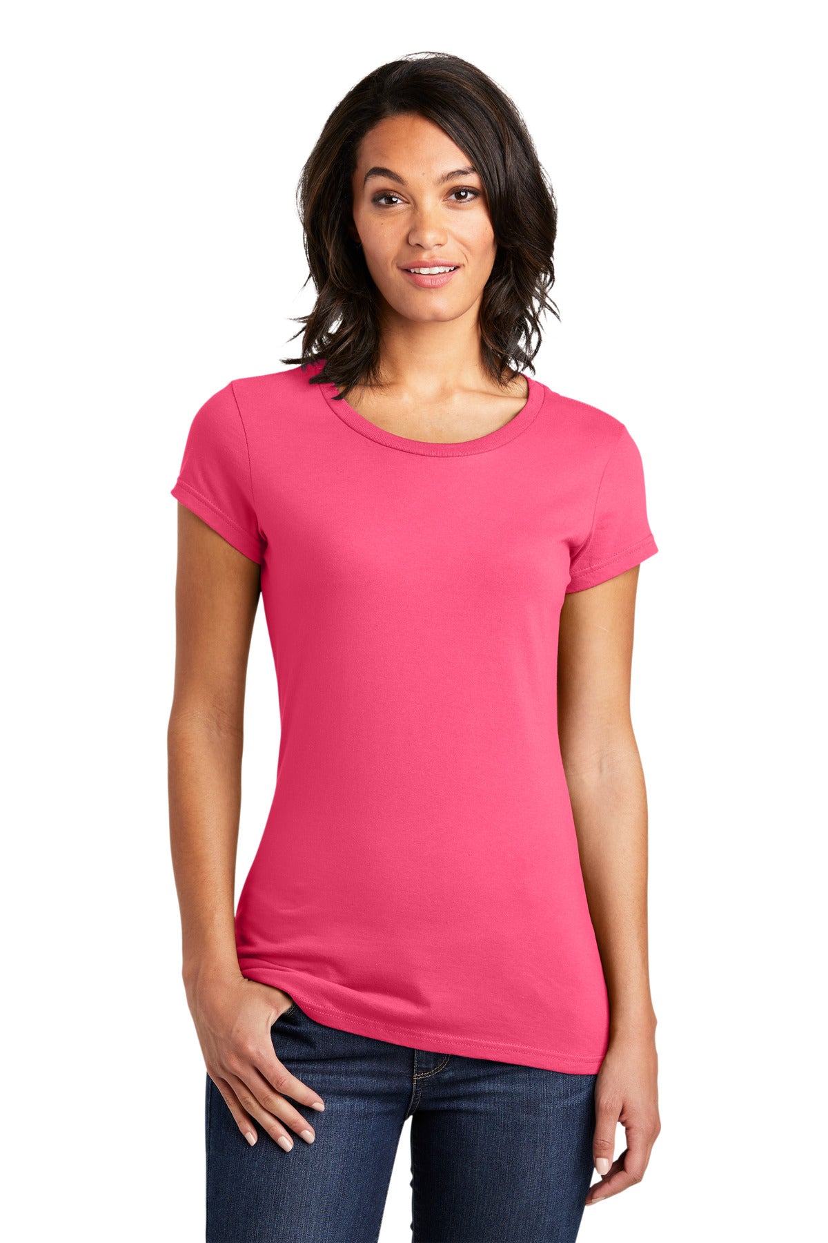 District Women's Fitted Very Important Tee®. DT6001