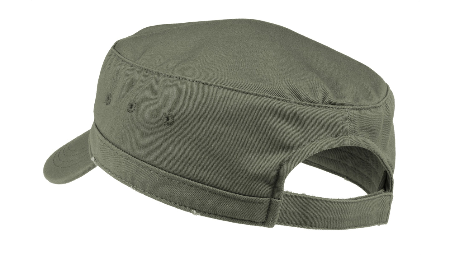 District Distressed Military Hat. DT605