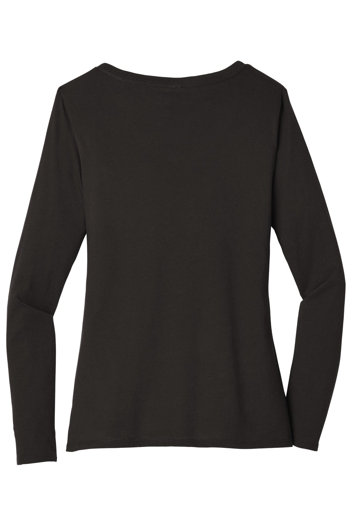 District Women's Very Important Tee Long Sleeve V-Neck. DT6201