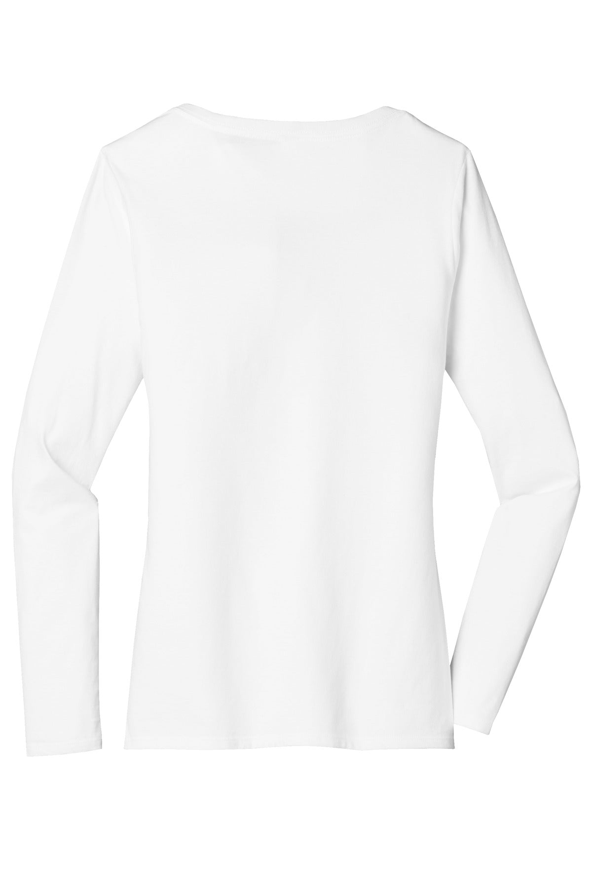 District Women's Very Important Tee Long Sleeve V-Neck. DT6201