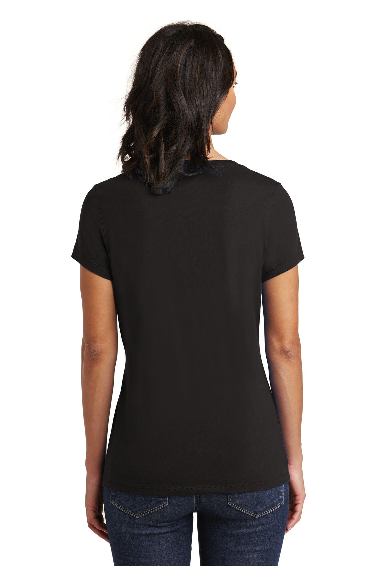 District Women's Very Important Tee V-Neck. DT6503