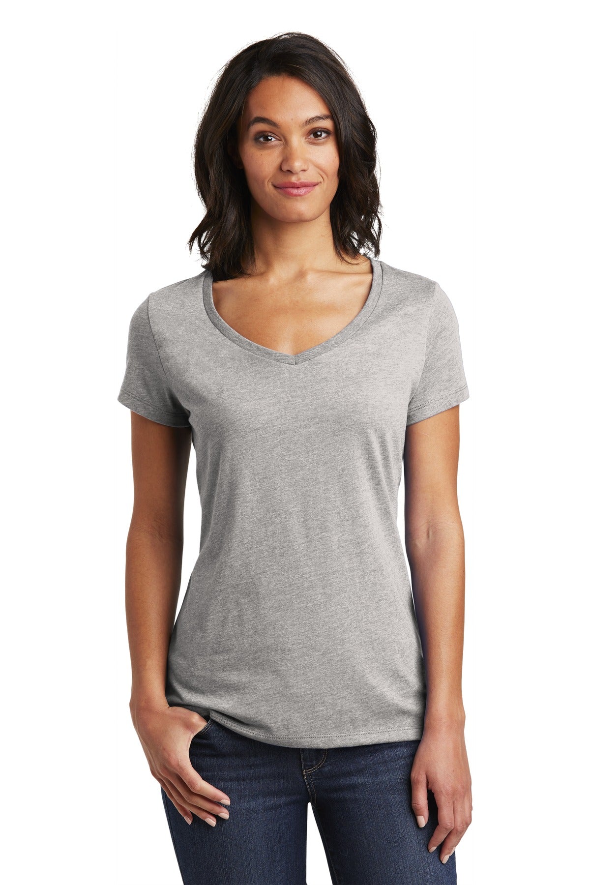 District Women's Very Important Tee V-Neck. DT6503