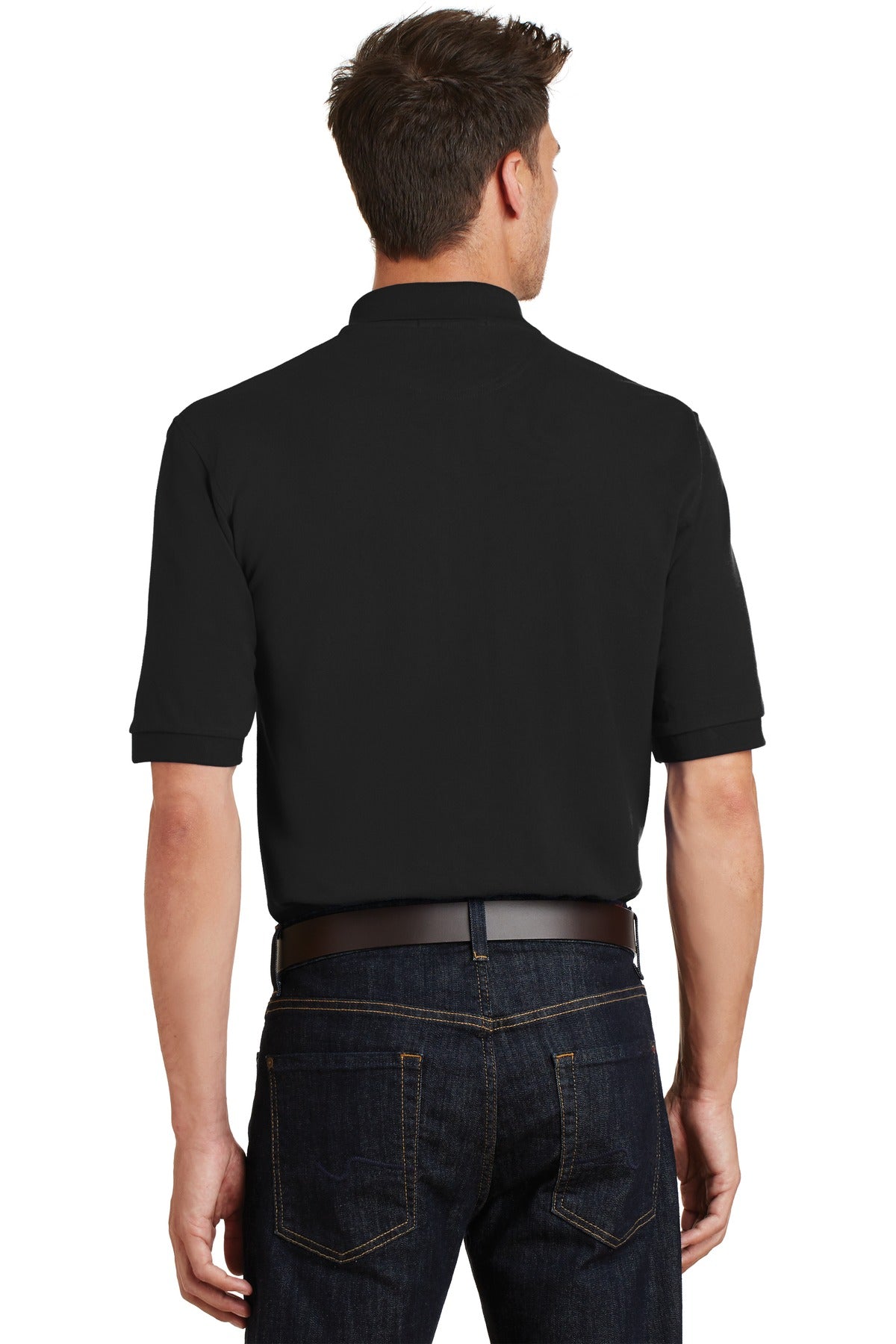 Port Authority Heavyweight Cotton Pique Polo with Pocket. K420P