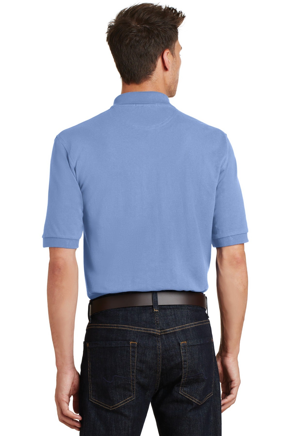 Port Authority Heavyweight Cotton Pique Polo with Pocket. K420P