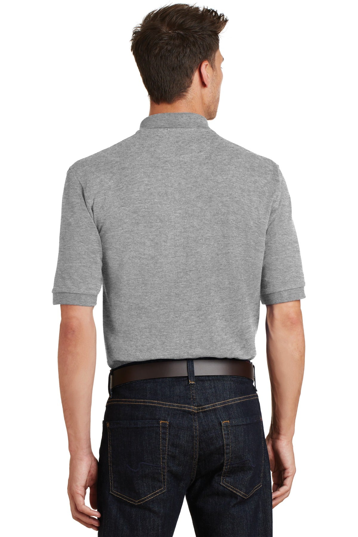 Port Authority Heavyweight Cotton Pique Polo with Pocket. K420P