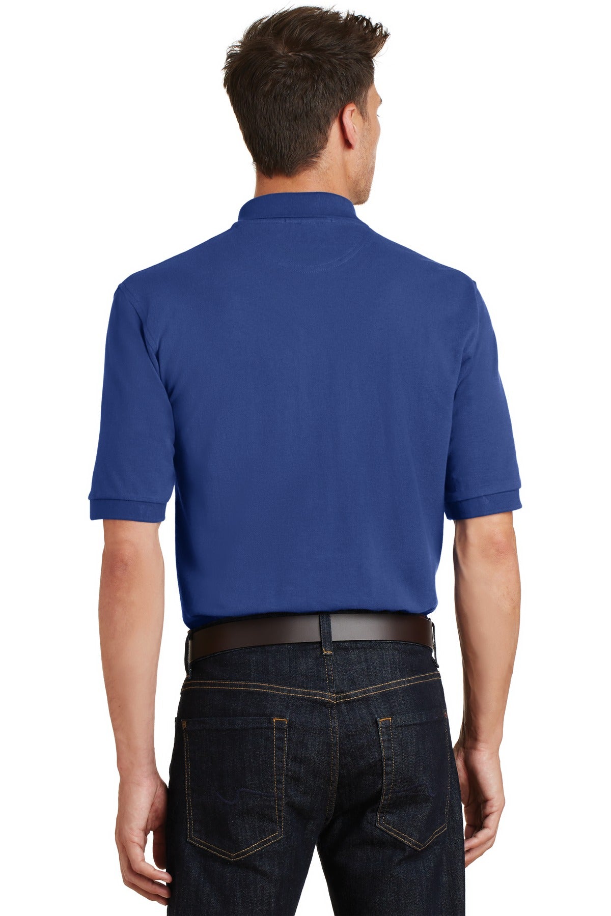 Port Authority Heavyweight Cotton Pique Polo with Pocket. K420P