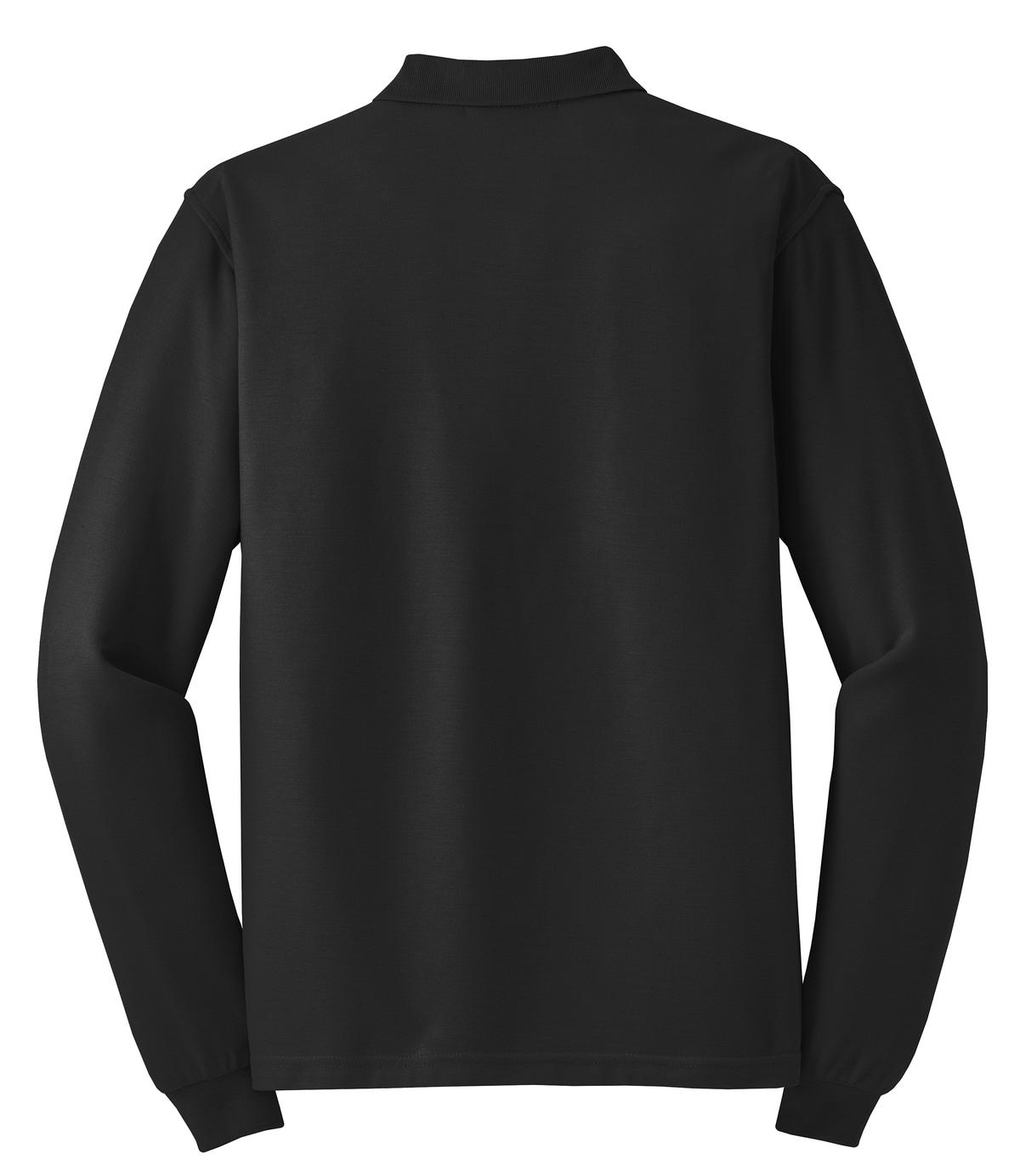 Port Authority Silk Touch™ Long Sleeve Polo. K500LS
