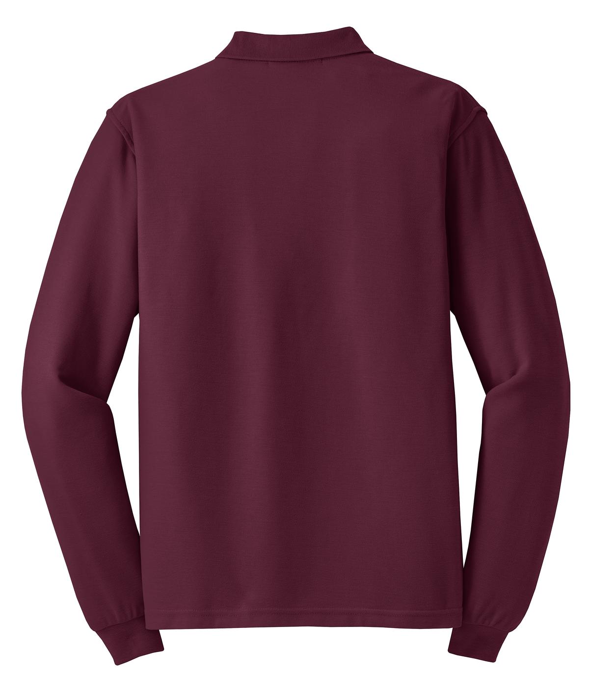 Port Authority Silk Touch™ Long Sleeve Polo. K500LS