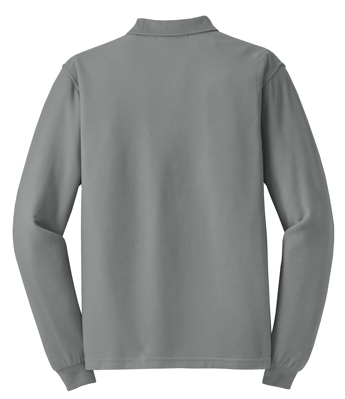 Port Authority Silk Touch™ Long Sleeve Polo. K500LS