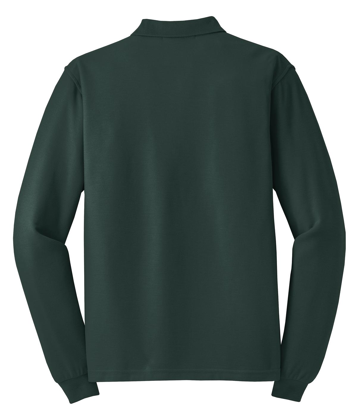 Port Authority Silk Touch™ Long Sleeve Polo. K500LS