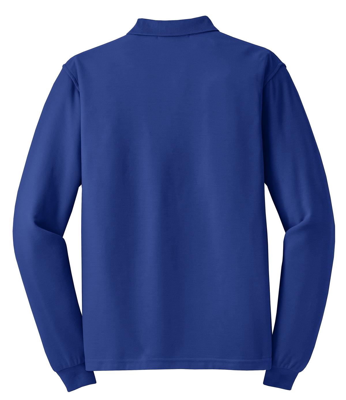 Port Authority Silk Touch™ Long Sleeve Polo. K500LS