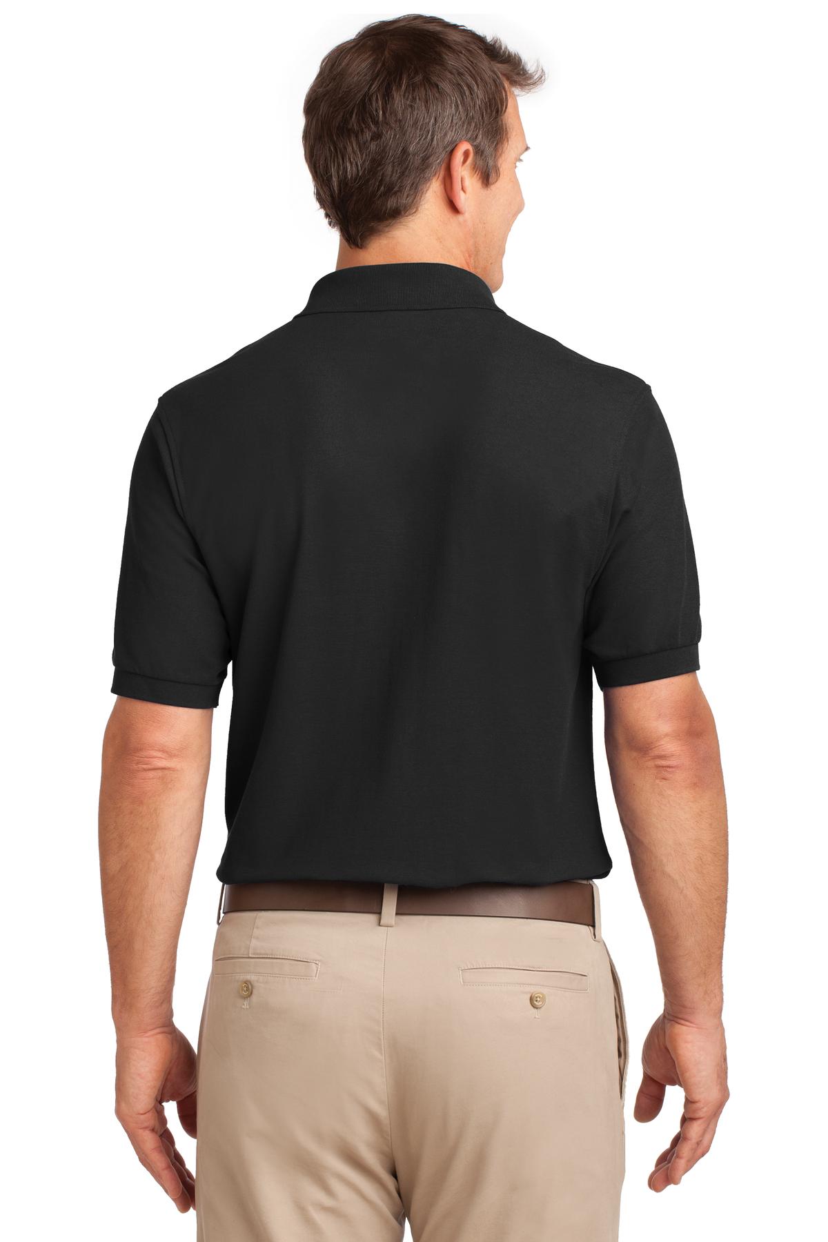 Port Authority Silk Touch™ Polo with Pocket. K500P