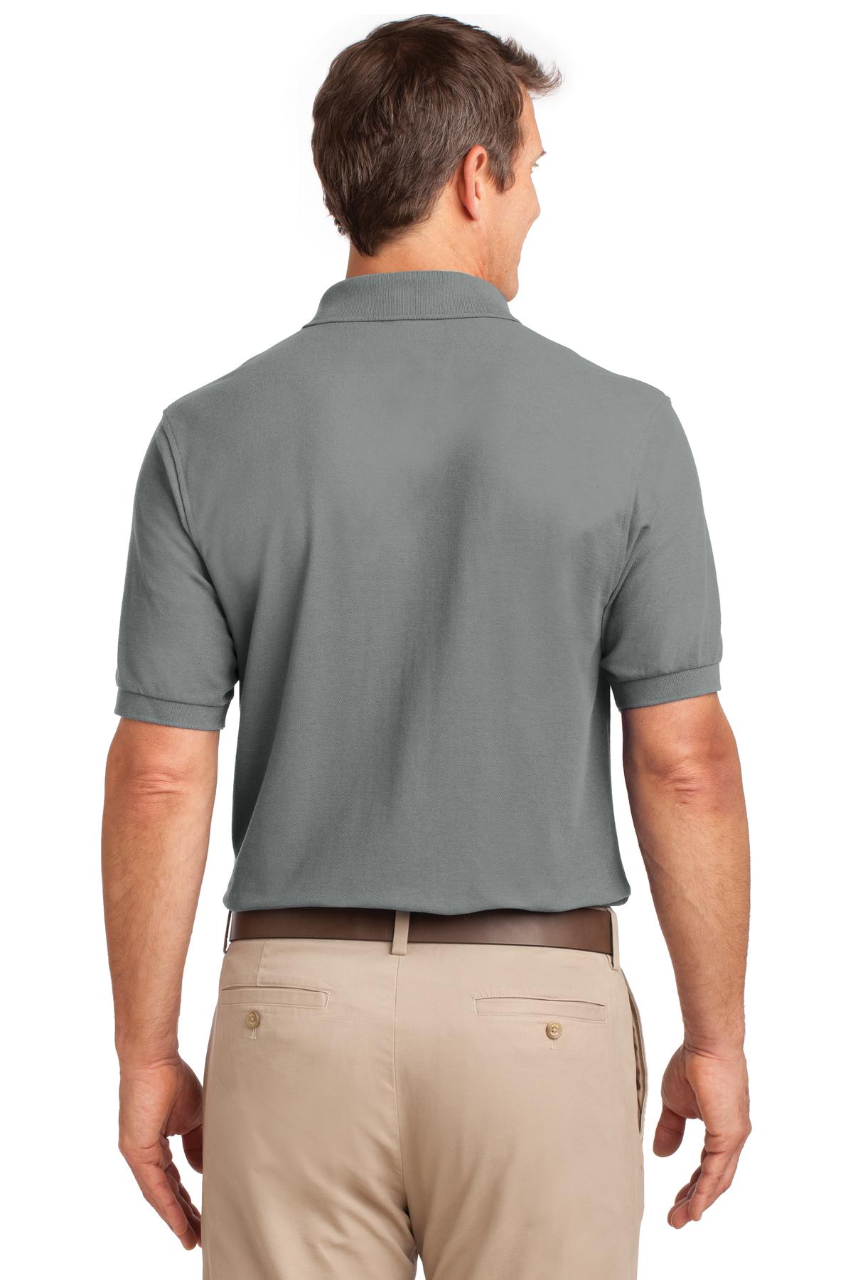 Port Authority Silk Touch™ Polo with Pocket. K500P