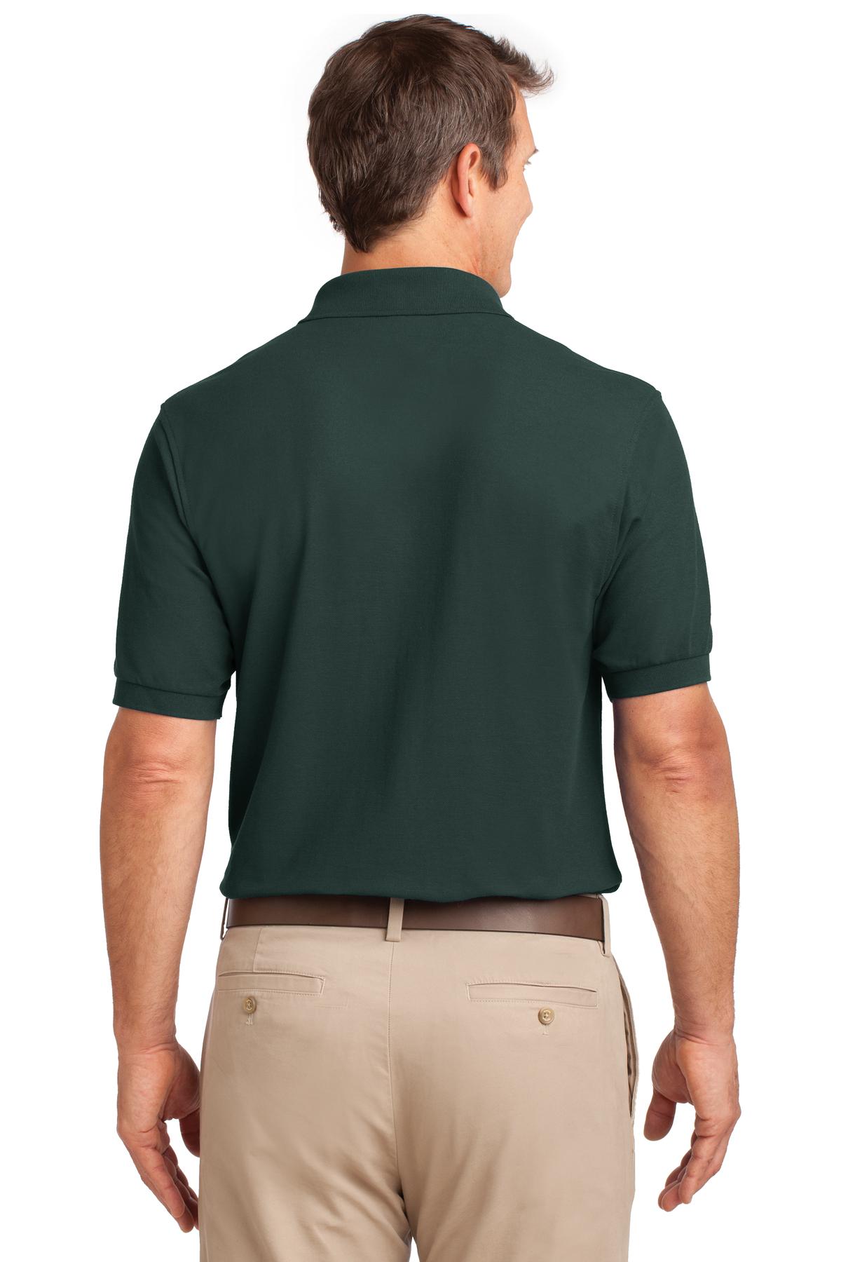 Port Authority Silk Touch™ Polo with Pocket. K500P