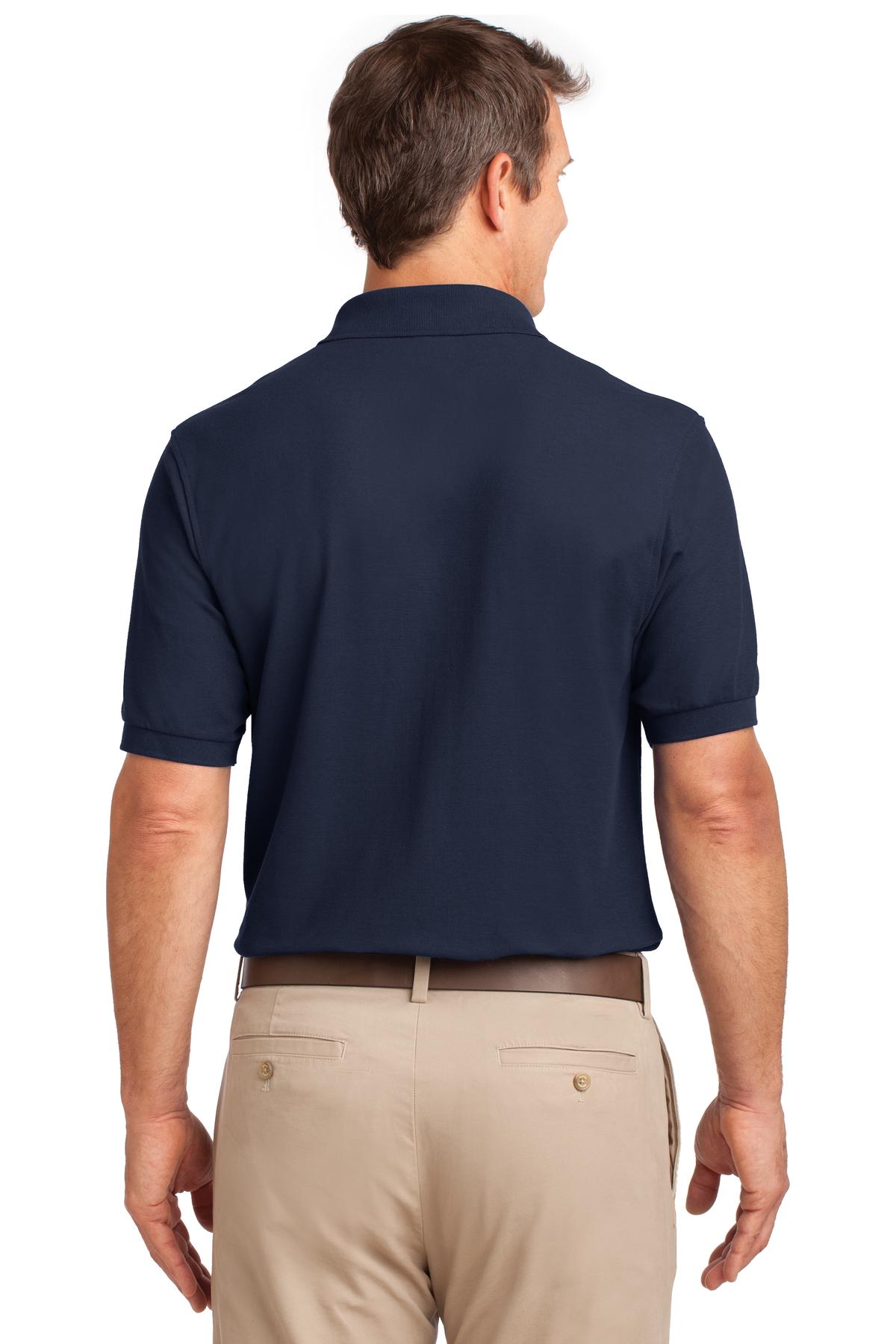 Port Authority Silk Touch™ Polo with Pocket. K500P
