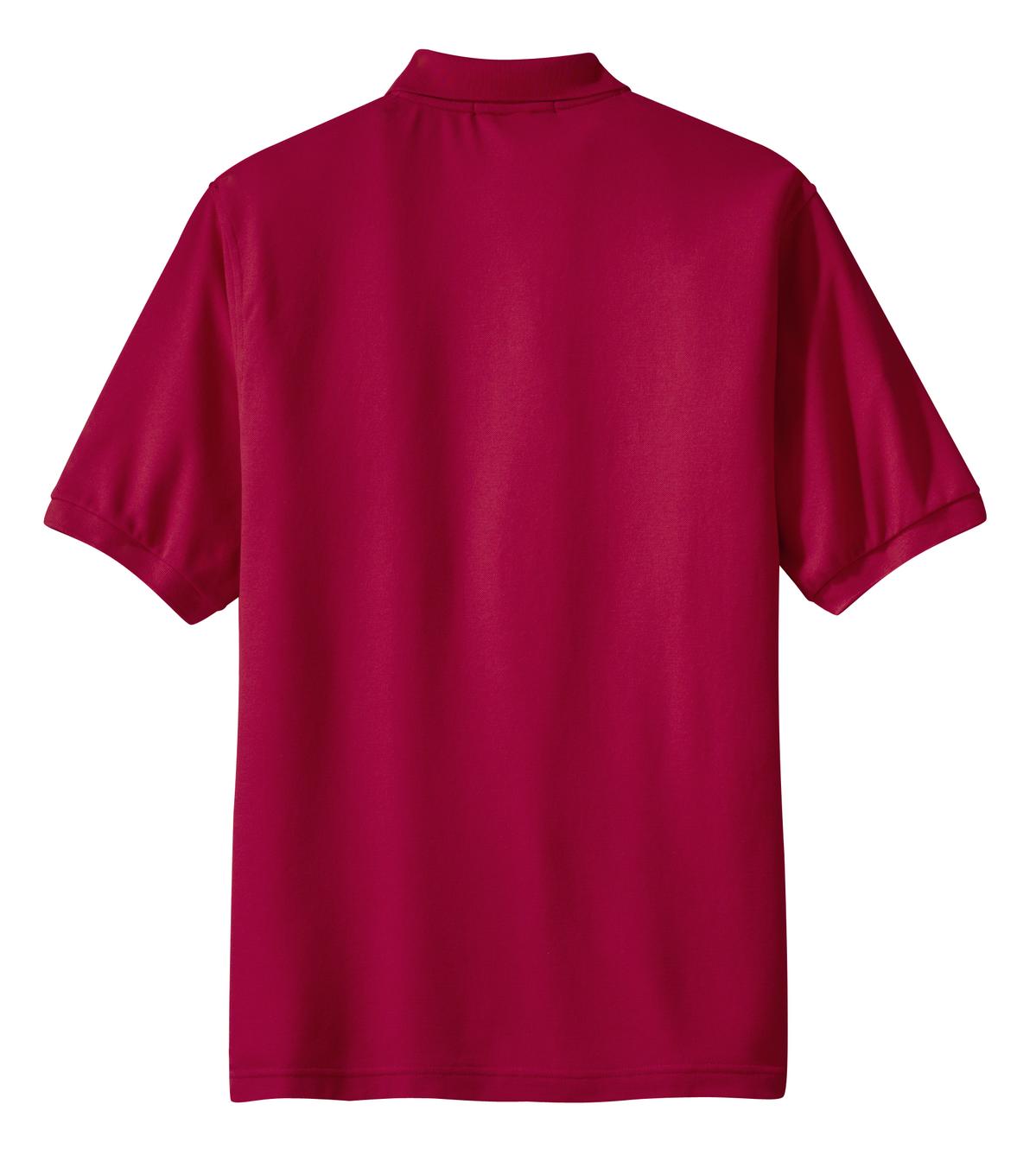 Port Authority Silk Touch™ Polo with Pocket. K500P