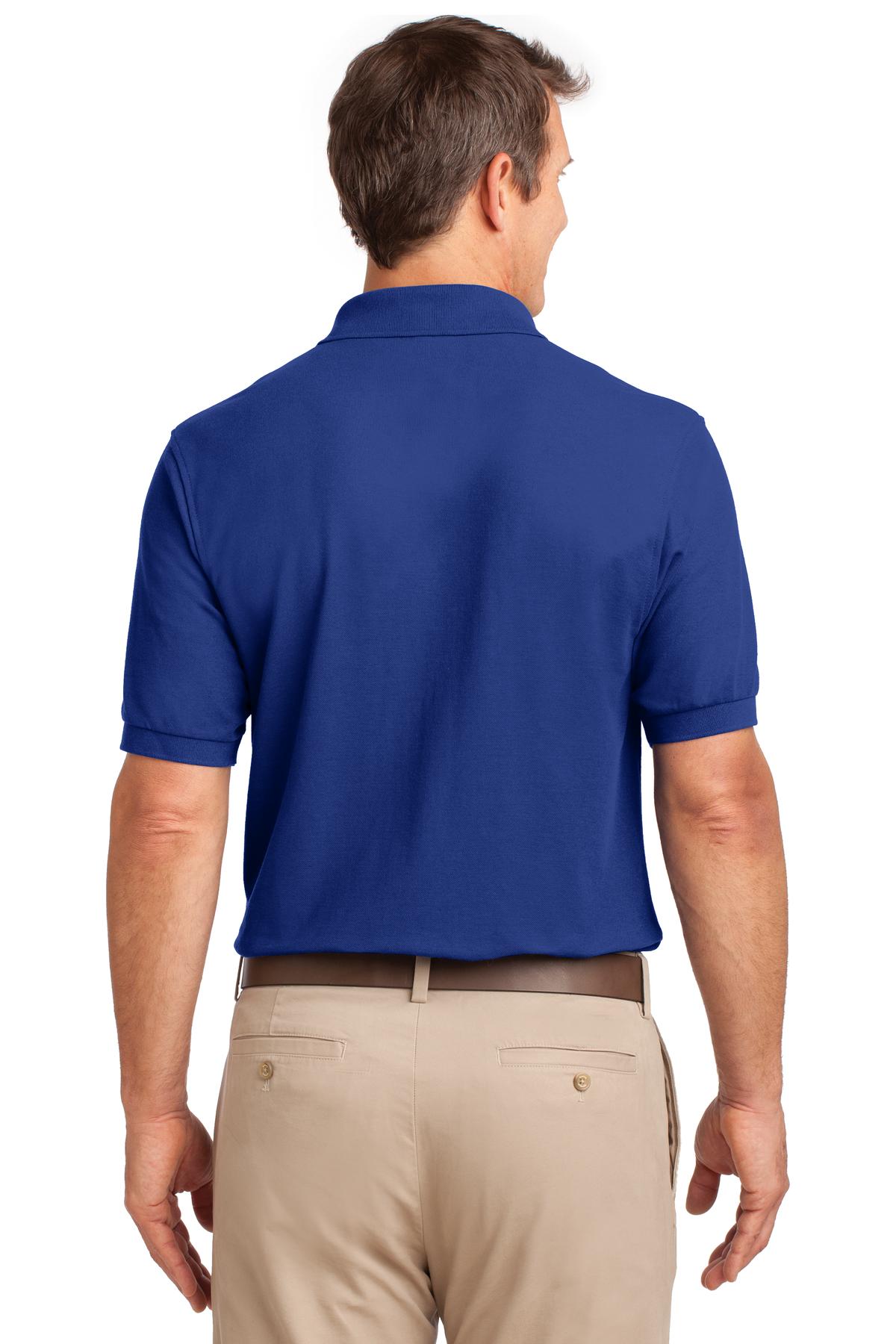 Port Authority Silk Touch™ Polo with Pocket. K500P