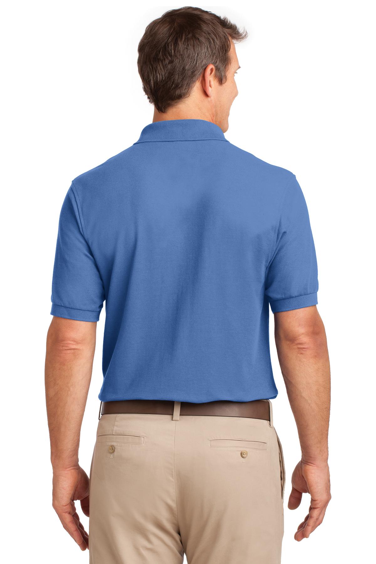 Port Authority Silk Touch™ Polo with Pocket. K500P