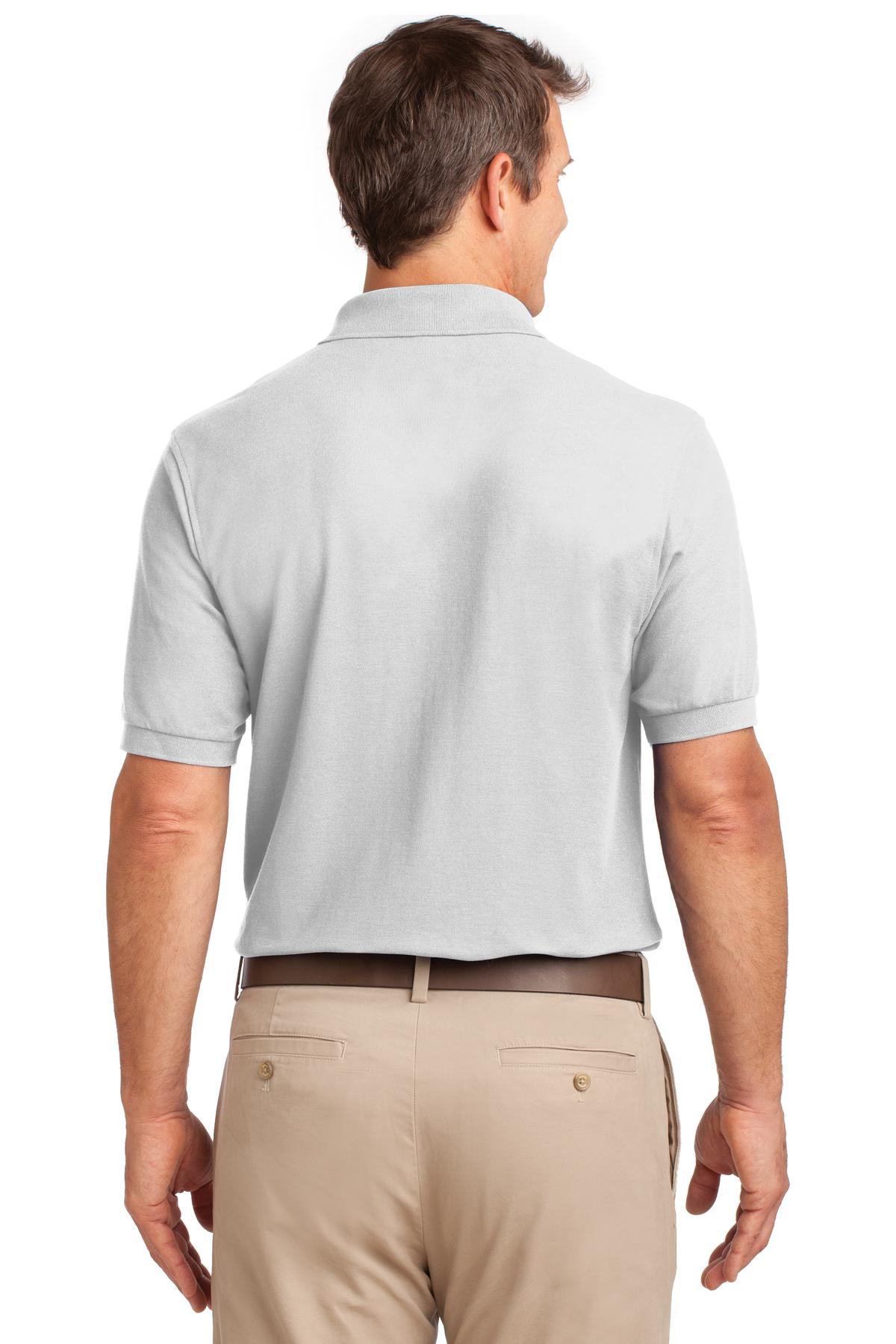 Port Authority Silk Touch™ Polo with Pocket. K500P