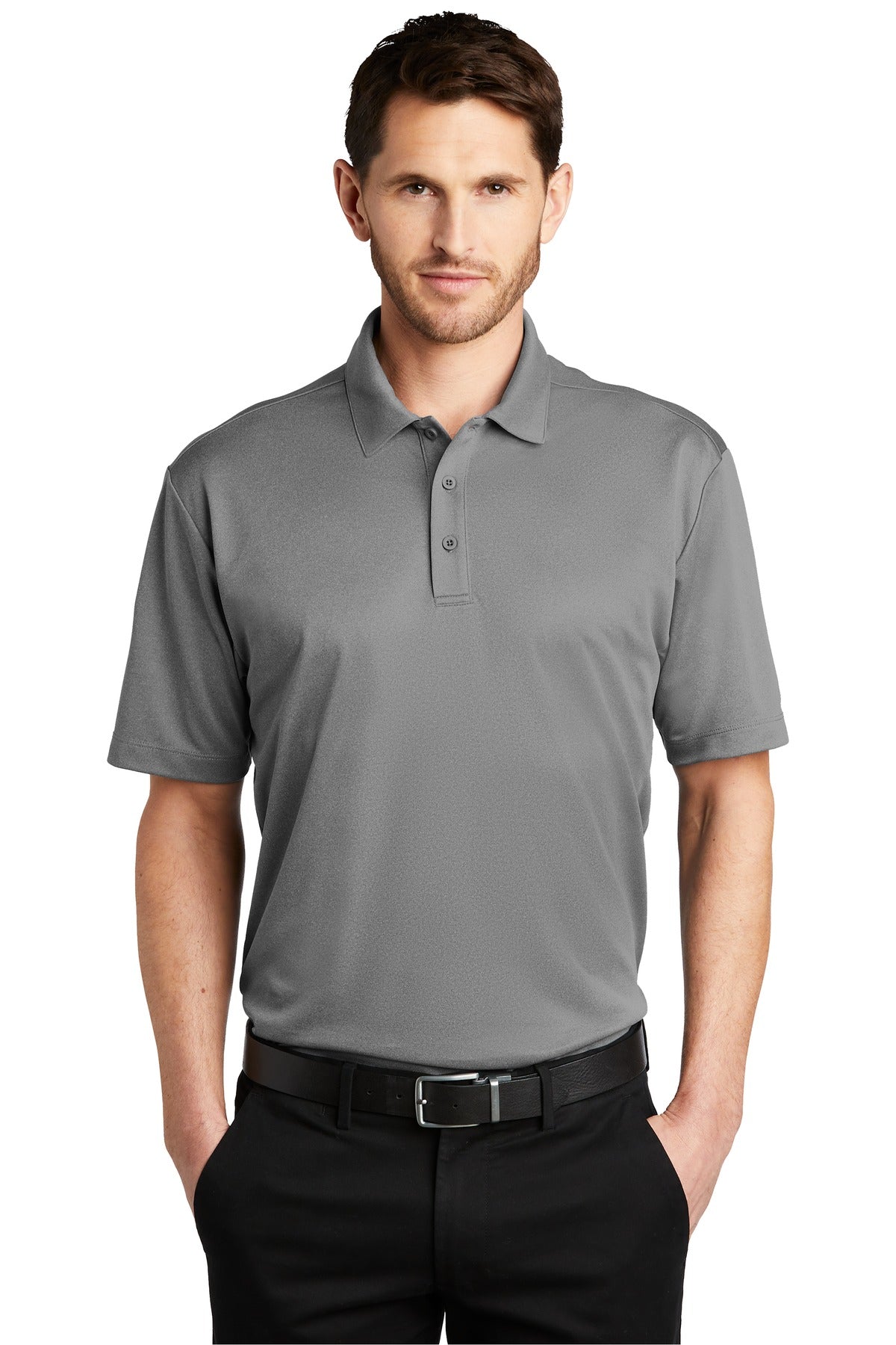 Port Authority Heathered Silk Touch ™ Performance Polo. K542
