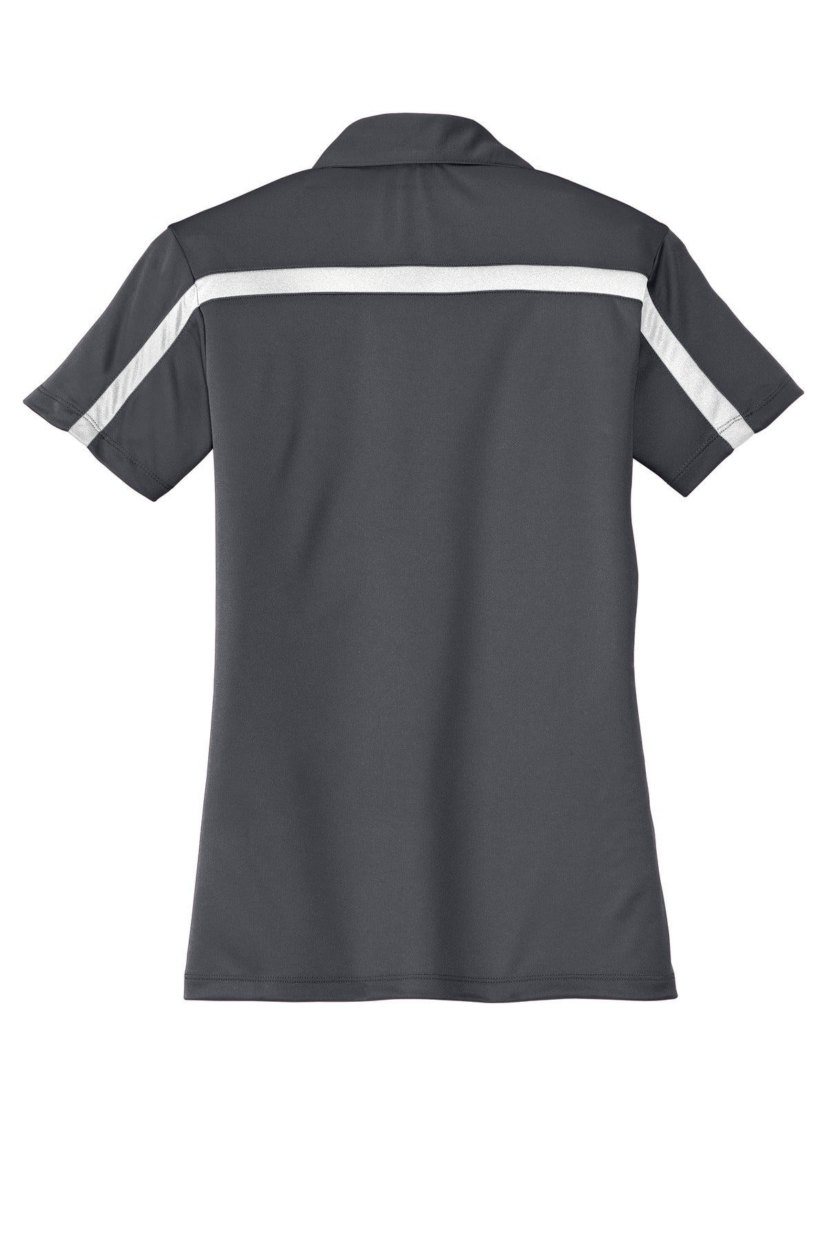 Port Authority Ladies Silk Touch™ Performance Colorblock Stripe Polo. L547