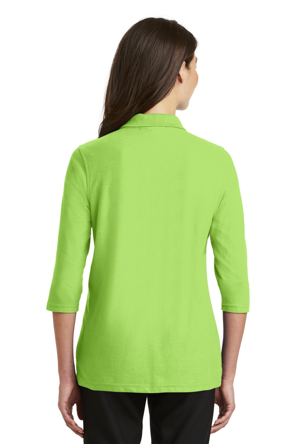Port Authority Ladies Silk Touch™ 3/4-Sleeve Polo. L562