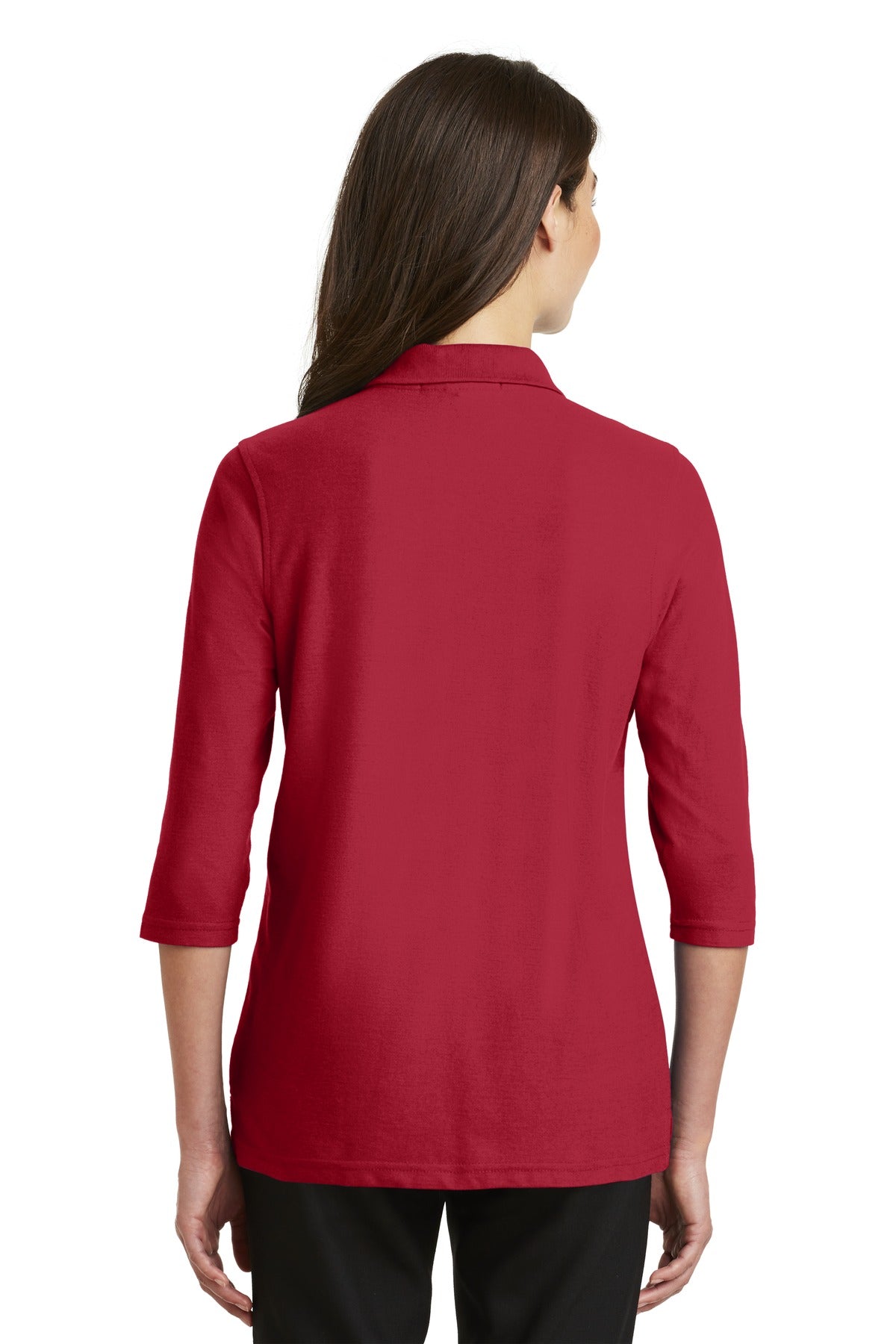 Port Authority Ladies Silk Touch™ 3/4-Sleeve Polo. L562