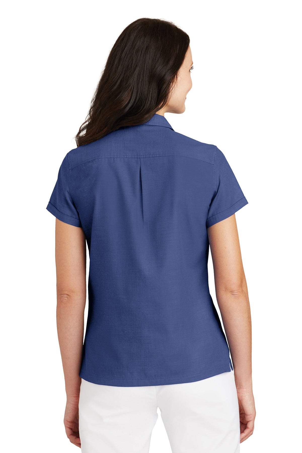 Port Authority Ladies Textured Camp Shirt. L662