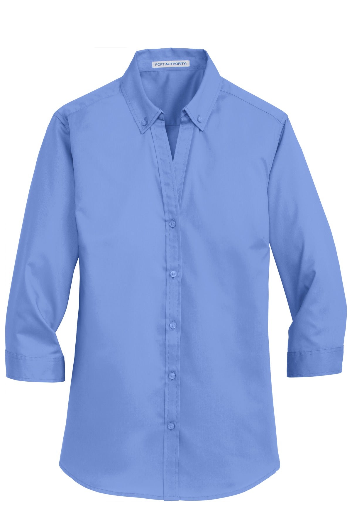 Port Authority Ladies 3/4-Sleeve SuperPro™ Twill Shirt. L665