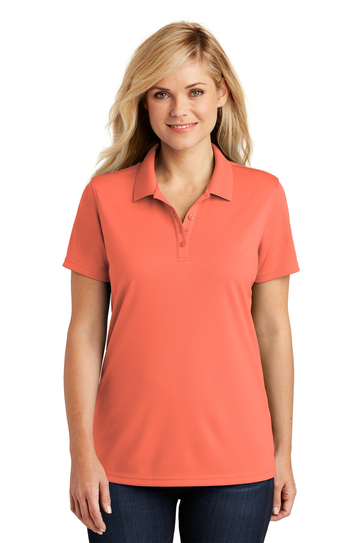 Port Authority Ladies Dry Zone UV Micro-Mesh Polo. LK110