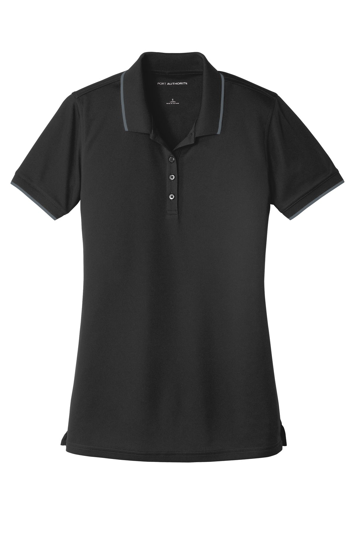 Port Authority Ladies Dry Zone UV Micro-Mesh Tipped Polo. LK111