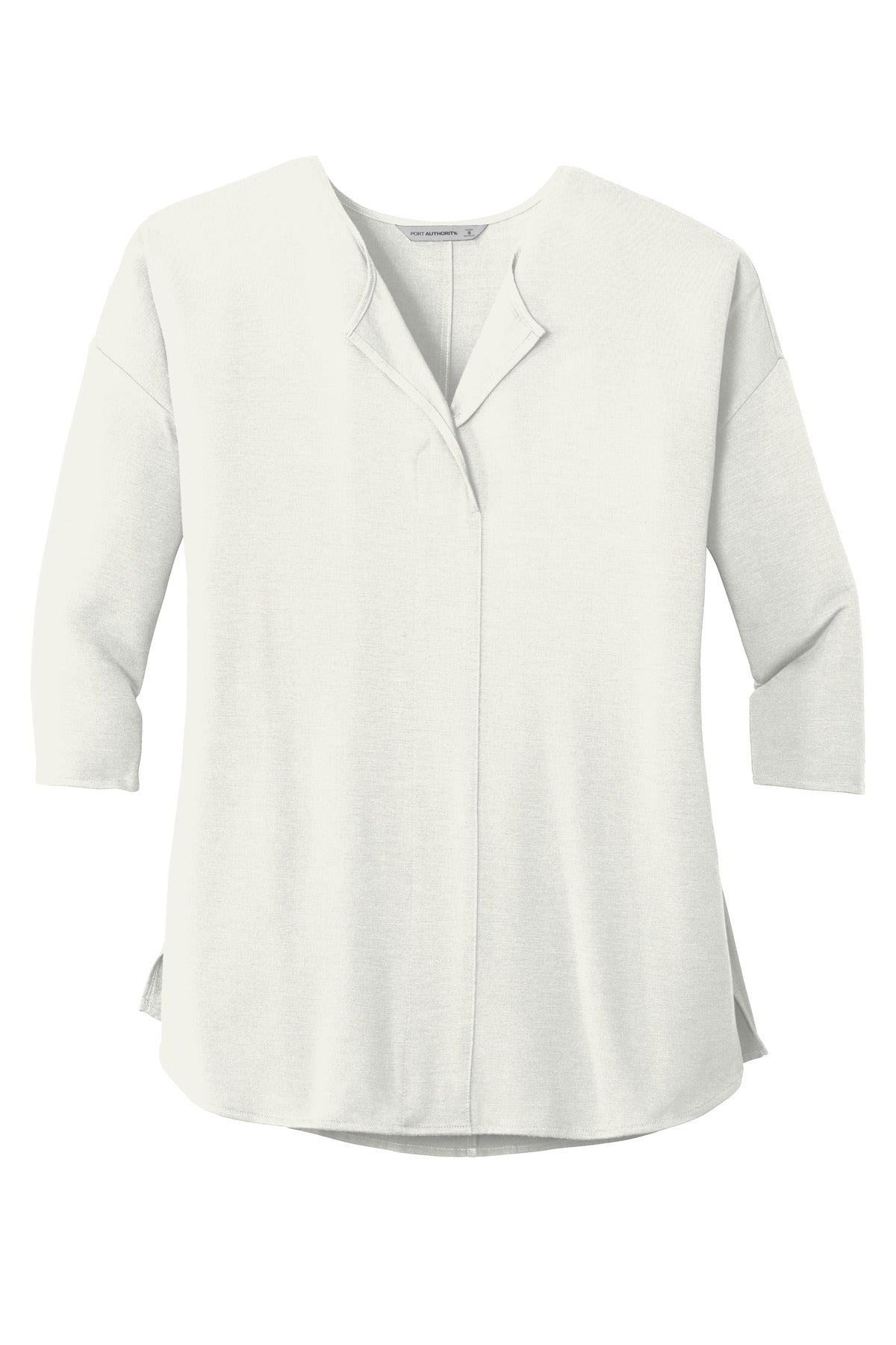 Port Authority Ladies Concept 3/4-Sleeve Soft Split Neck Top. LK5433