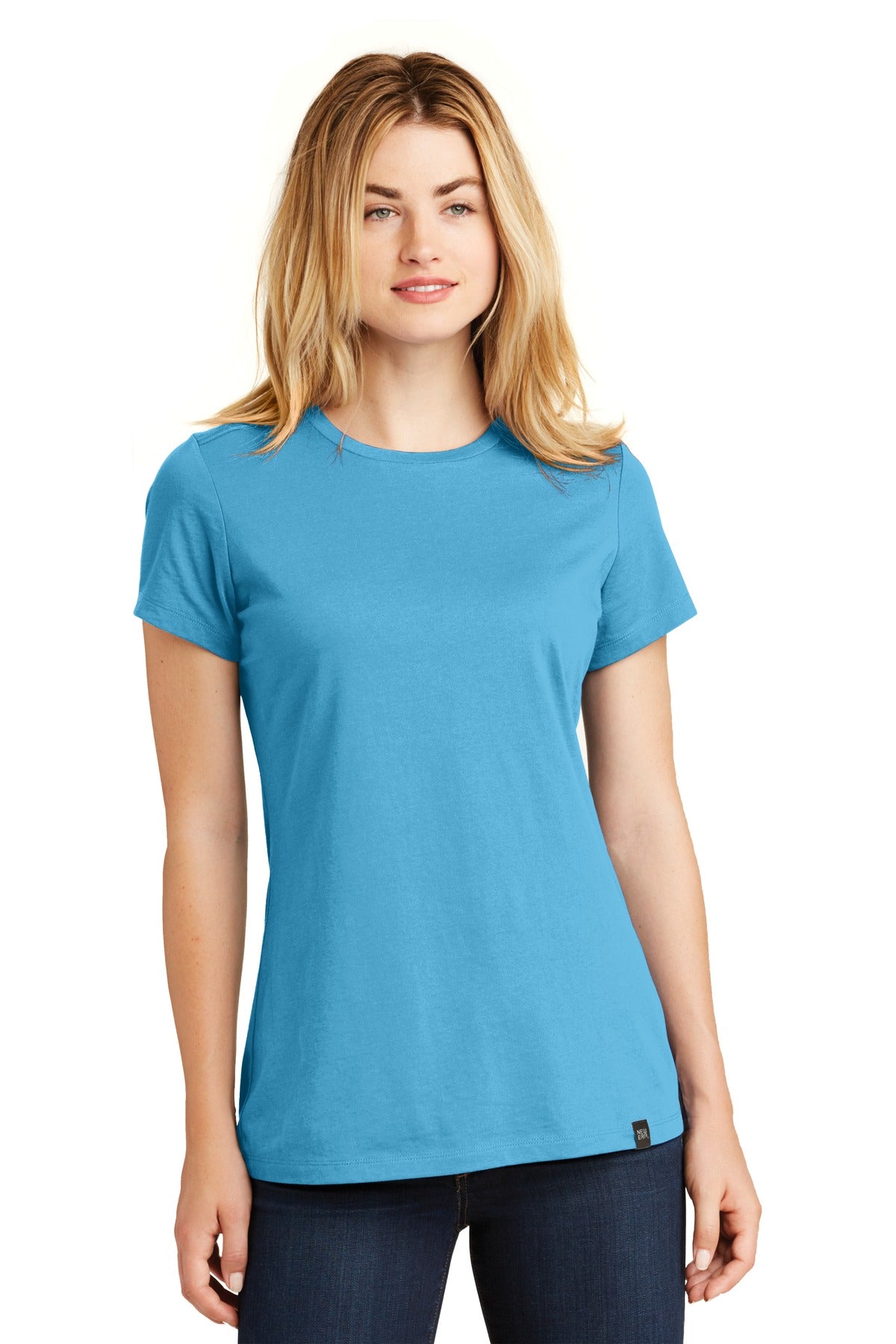 New Era Ladies Heritage Blend Crew Tee. LNEA100