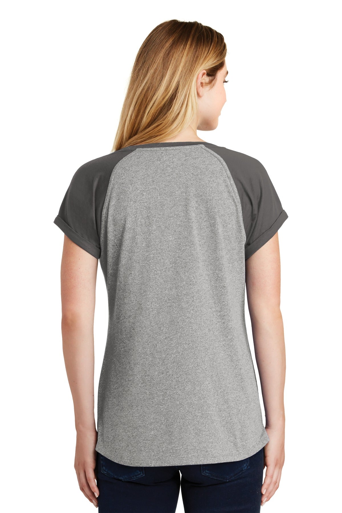 New Era Ladies Heritage Blend Varsity Tee. LNEA107