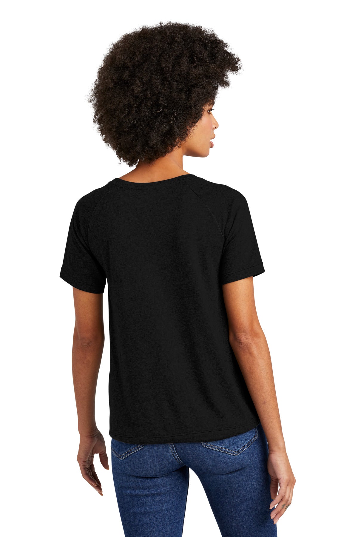 New Era Ladies Tri-Blend Performance Cinch Tee. LNEA133