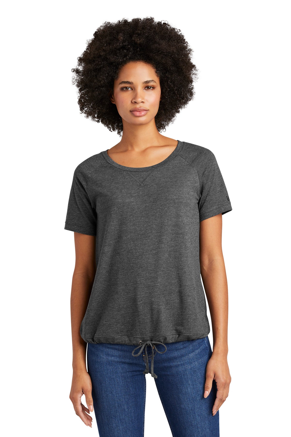 New Era Ladies Tri-Blend Performance Cinch Tee. LNEA133